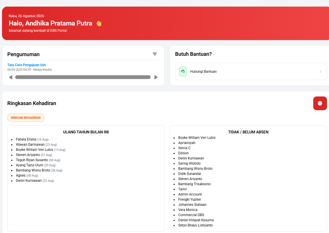 Employee Dashboard